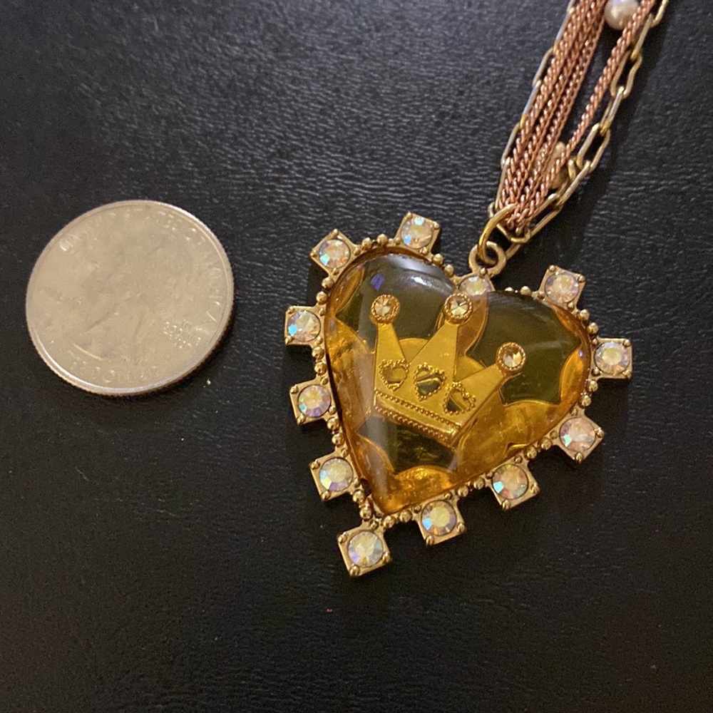 Betsey Johnson Crown Necklace - Picture 10 of 11